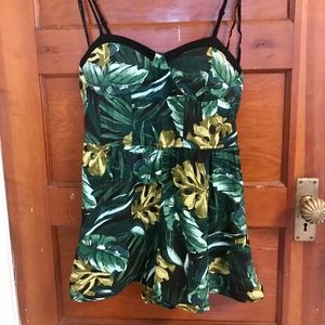 Band of Gypsies Banana Leaf Playsuit